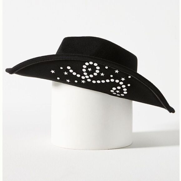 NWT Anthropologie Studded-Brim Rancher Hat main image 10
